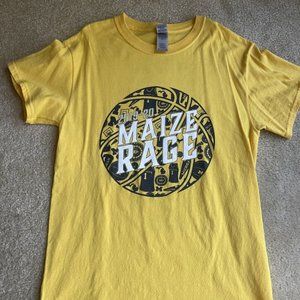 Michigan Wolverines Basketball 2019-2020 Season Schedule T Shirt Small